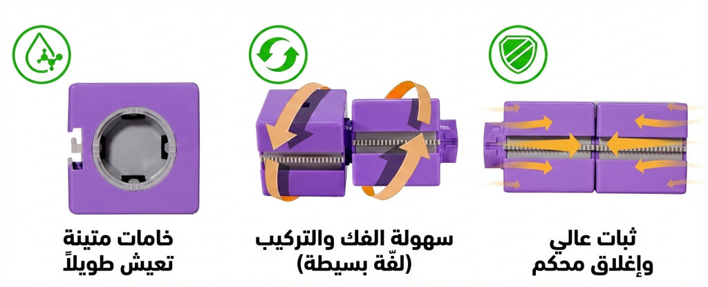 مضمار التحدي السحري (Magic Rail Cube) - مجموعة البناء الهندسية (إصدار 2025)